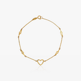 Pulsera Corazón Central