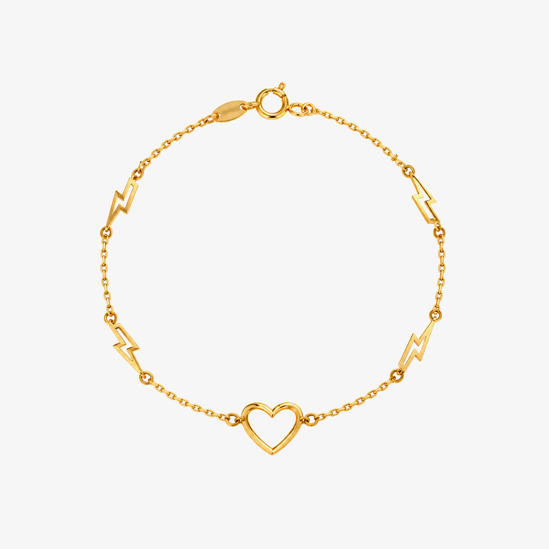 Pulsera Corazón Central