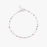 Tobillera RAINBOW Plata