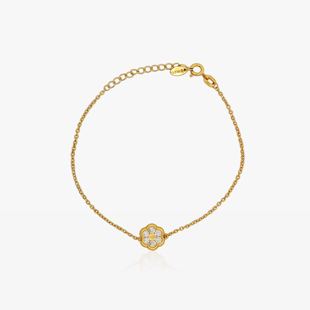 Pulsera Flor Roseta
