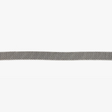 Plain Silver Mirror Bracelet Square Clasp 18 cm