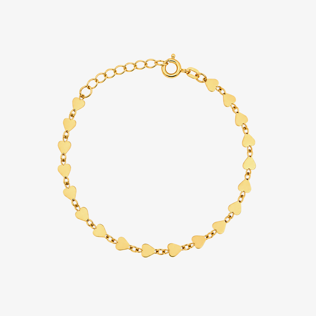 Fancy heart bracelet