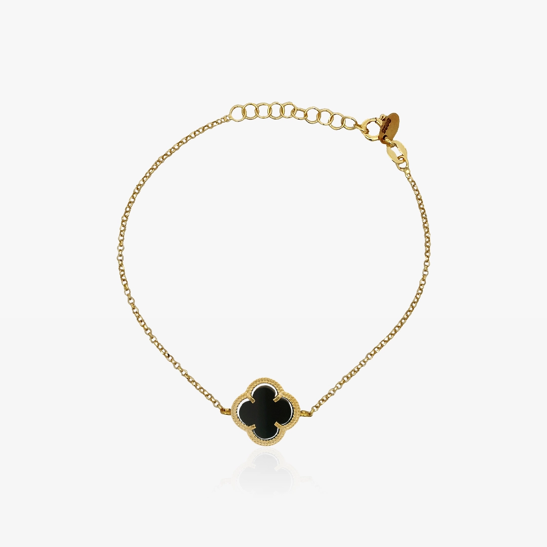 Pulsera Trebol Onix