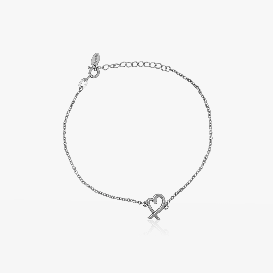 Pulsera Corazón Cruzado