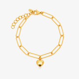 Pulsera Figaro Corazón
