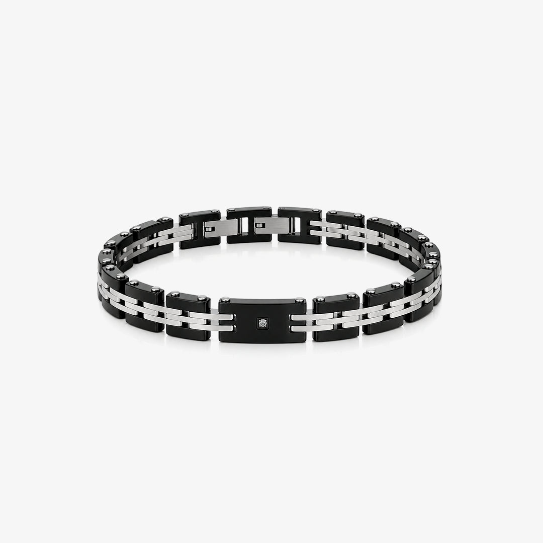 Pulsera bicolor Diamante