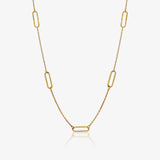 Collar Eslabones Intercalados