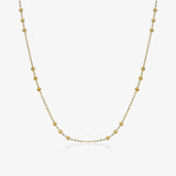 Collar cadena bolitas