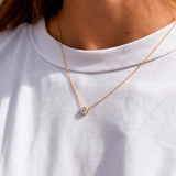 Round Chaton Necklace
