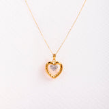 Zirconia hearts necklace