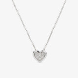Collar Corazon Diamantes