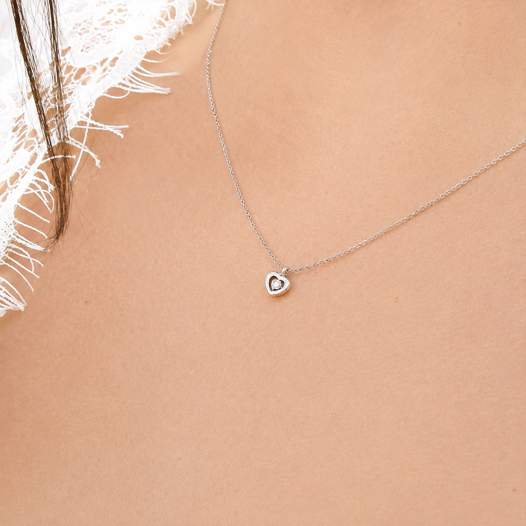 Collar Diamond Heart