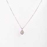 Teardrop Diamond Necklace