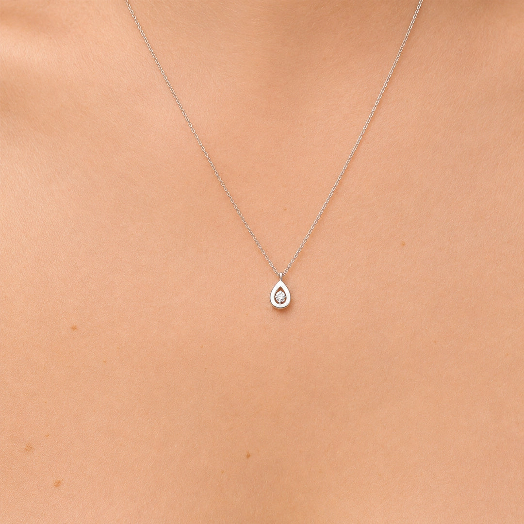 Collar Diamante Lagrima