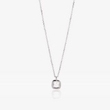 Square diamond necklace