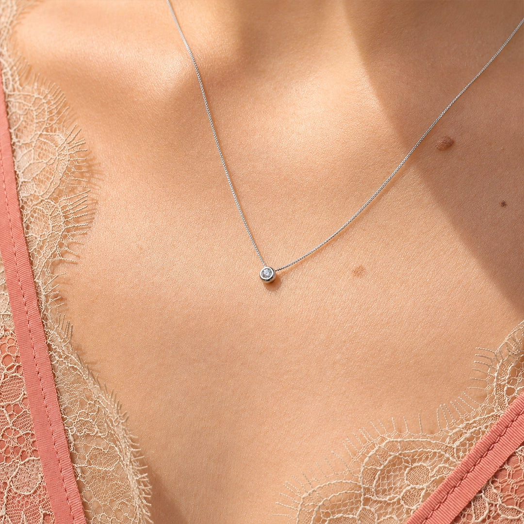 Collar diamante Chatón