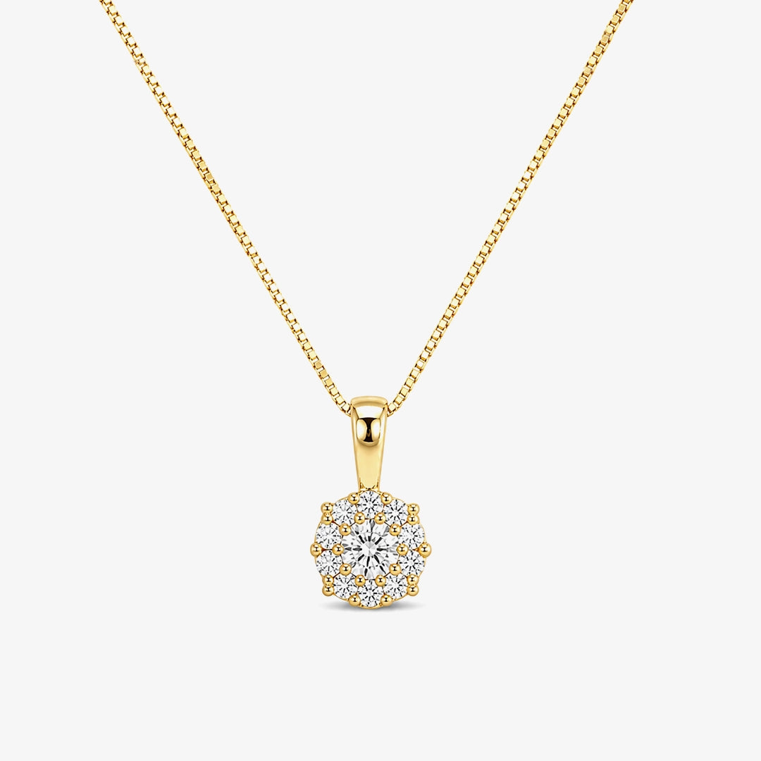 Collar diamante invisible