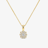 Collar diamante invisible