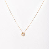 Diamond chaton necklace