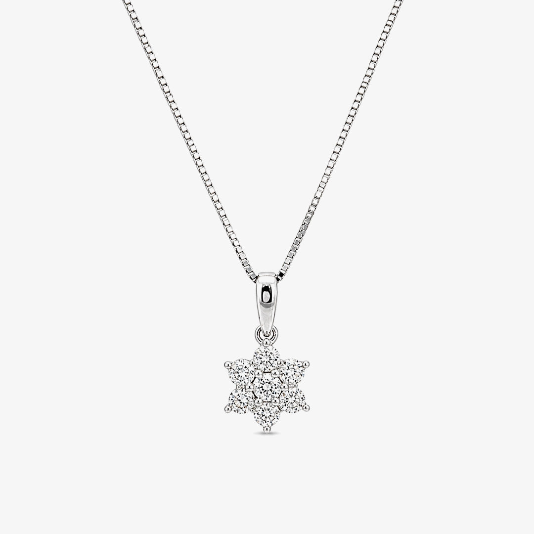 Flower Diamond Necklace