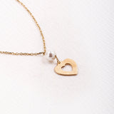 Pearl Heart Necklace