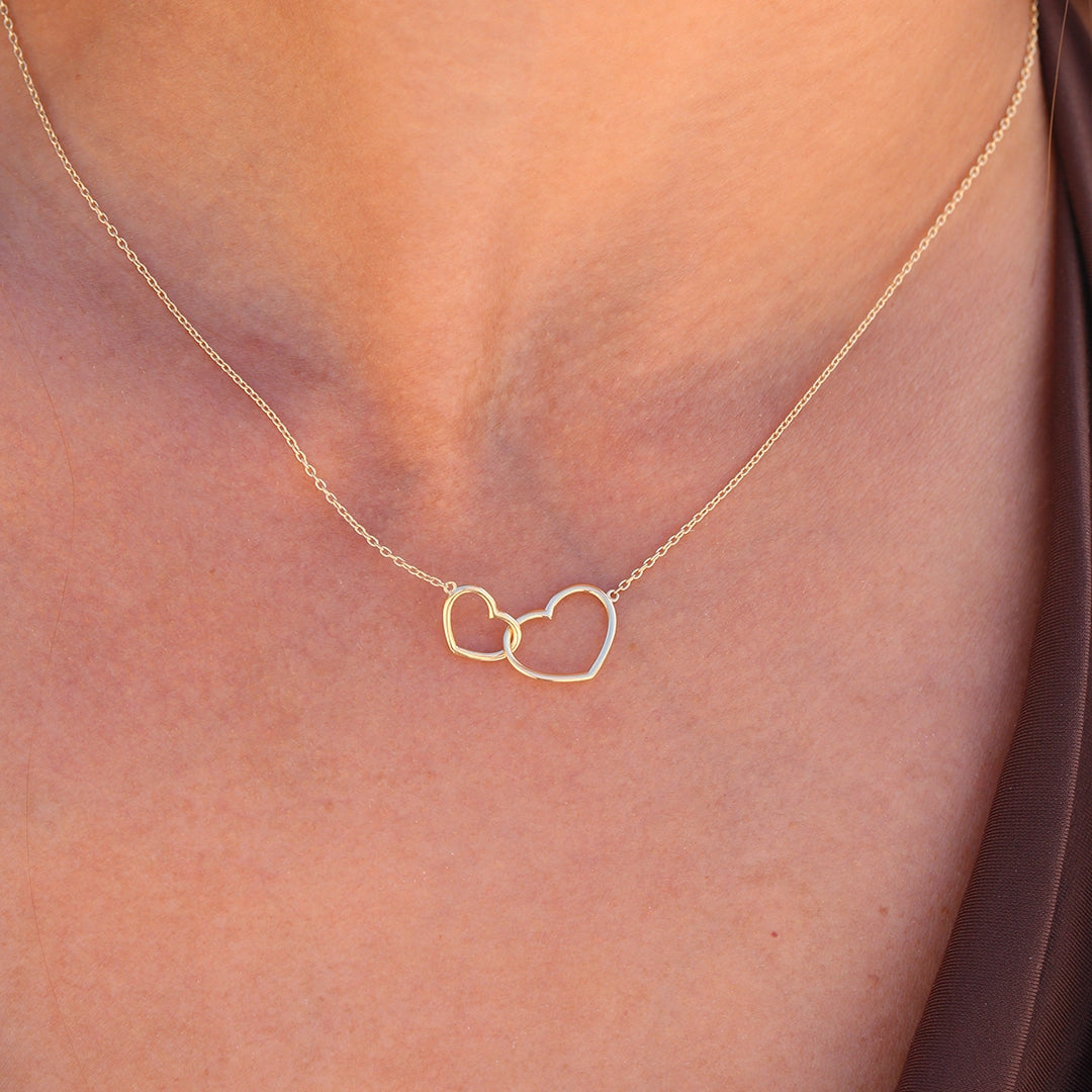 Double AMOUR necklace.