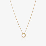 Collar circulo calado.