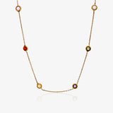 Collar piedras color