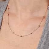 Collar piedras color