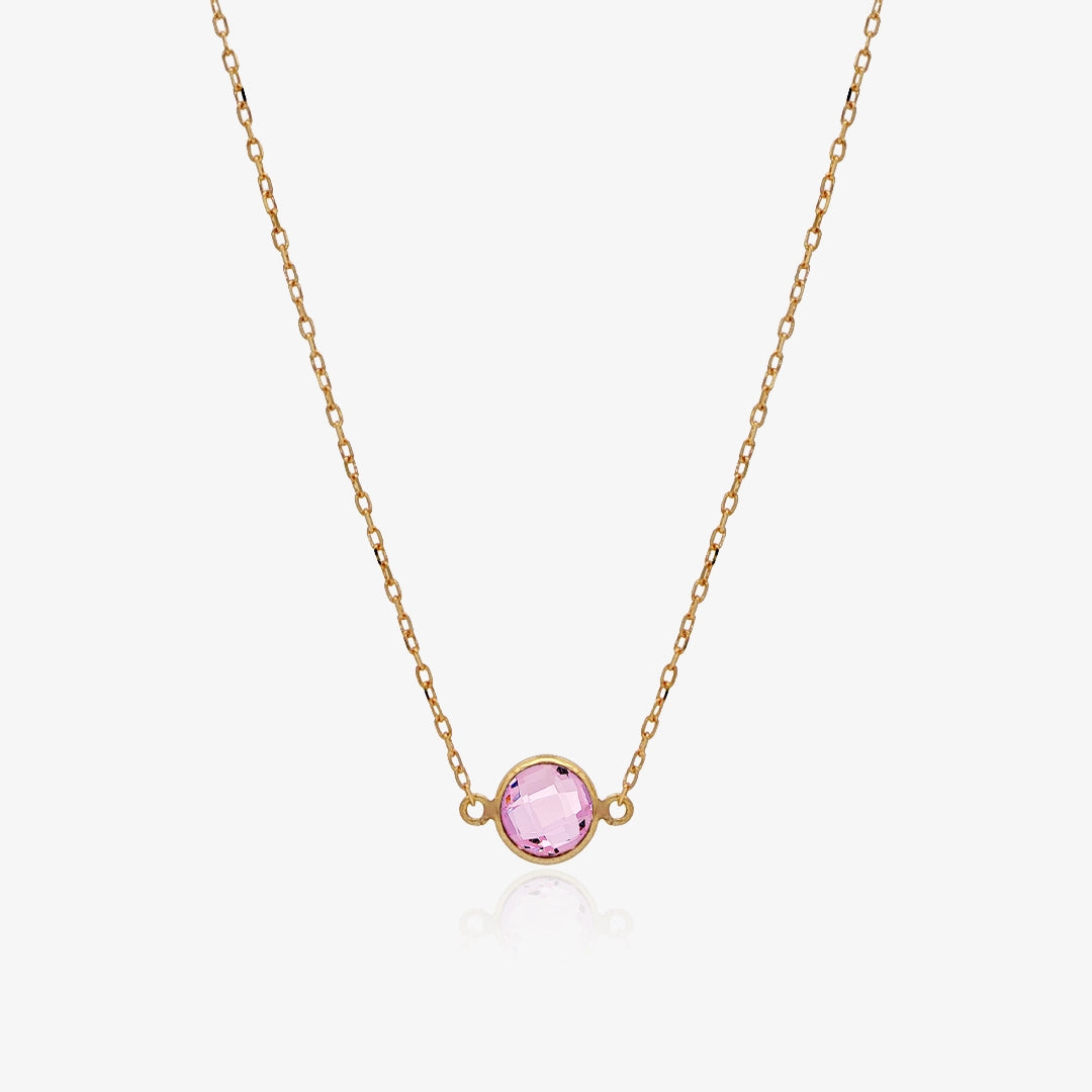Collar Piedra Rosa