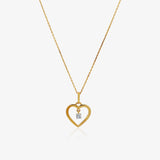 Collar Diamante C. Corazón