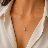 Collar Diamante 4 Garras