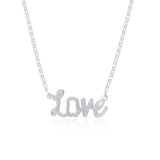 Gargantilla Plata Lisa Carlota Love 48 Cm