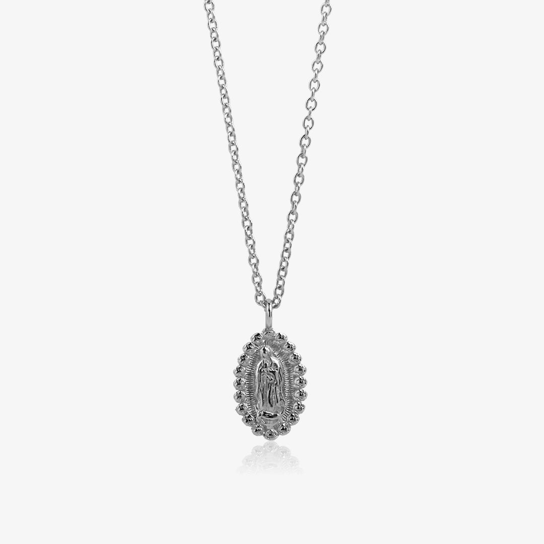 Virgin of Guadalupe necklace.