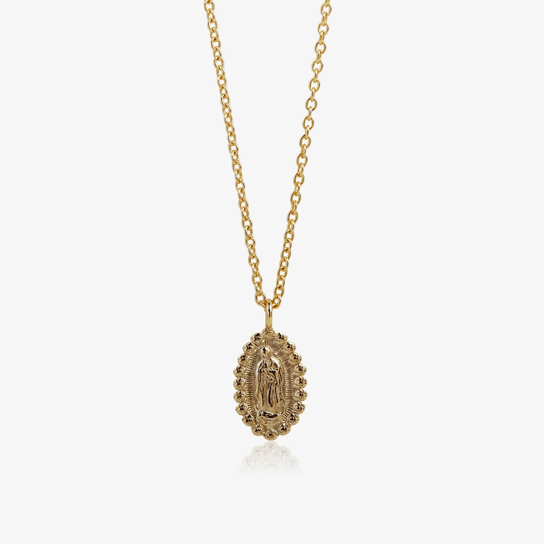 Virgin of Guadalupe necklace.