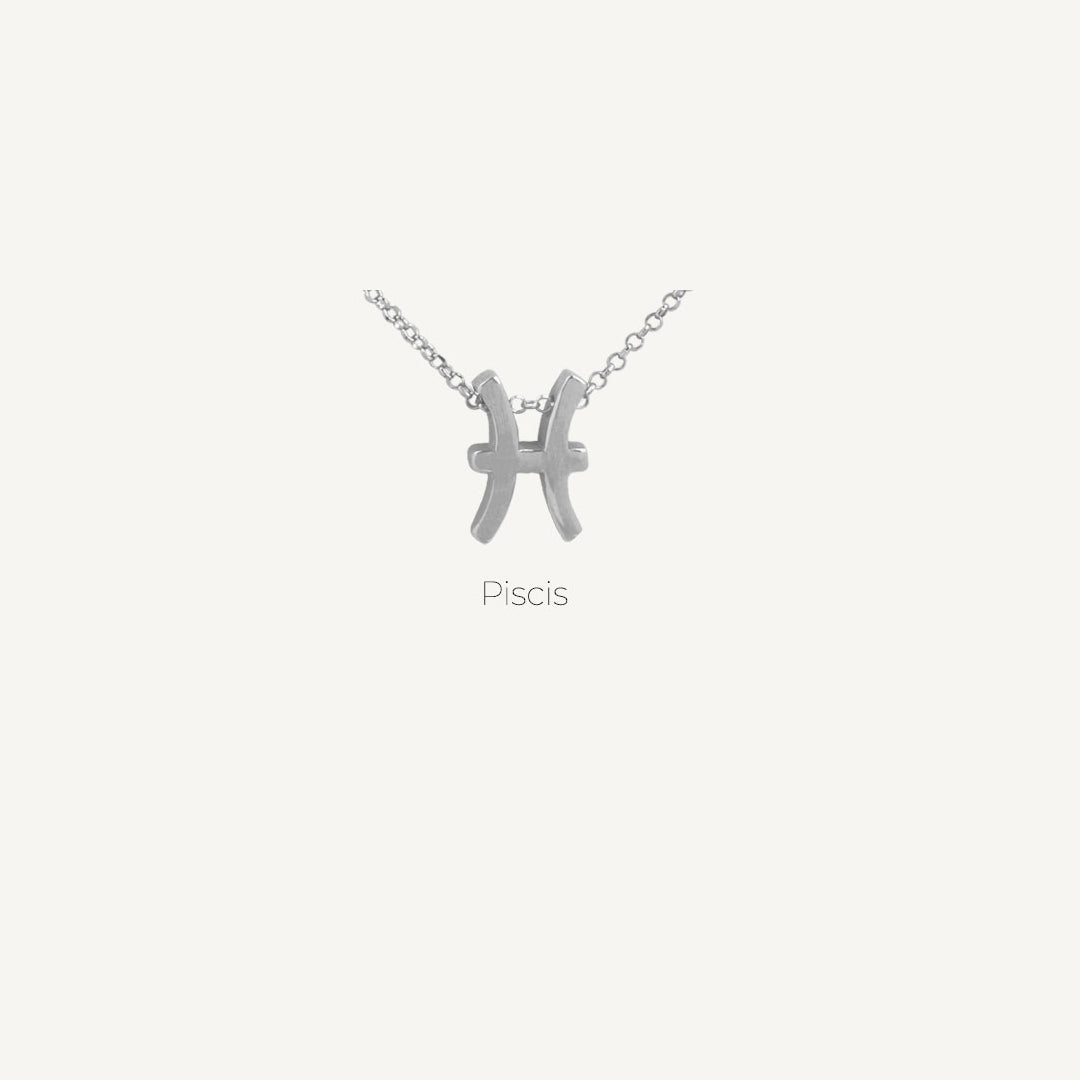 Plain Silver Choker Zodiac SCORPIO