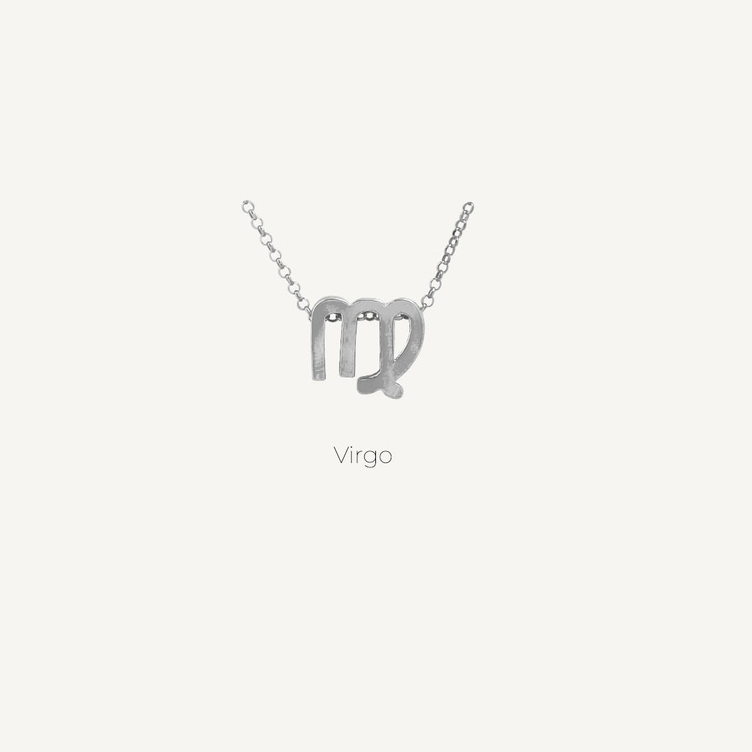 Plain Silver Choker Zodiac SCORPIO