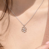 Collar Trebol Corazones