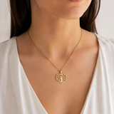 Collar Corazón Arbol De La Vida