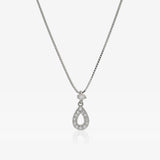 Luxilver teardrop necklace