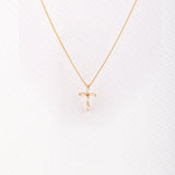 Zirconia Cross Necklace