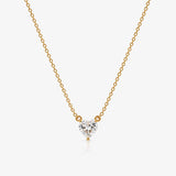 Collar Corazón circonita