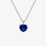 Collar Corazón Azul