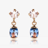 You and me earrings BLUE