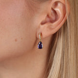 Pendientes Color Amatista