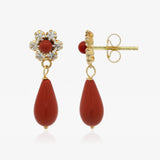 Pendientes Lágrima Flor