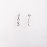 Dott zircon earrings