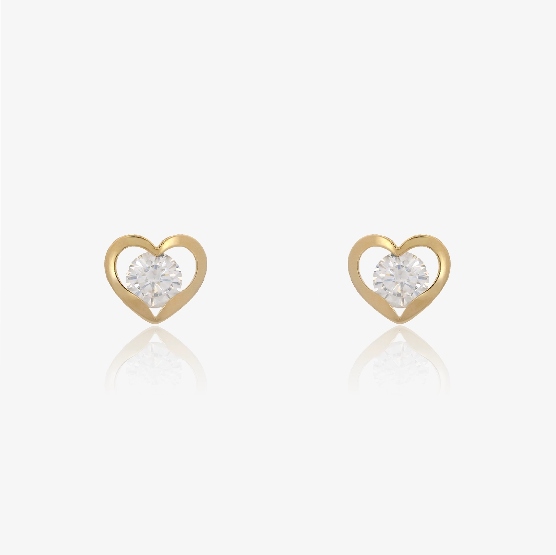 Pendientes Piedras Corazón