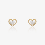 Pendientes Piedras Corazón