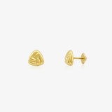 Sparkle Triangle Earrings